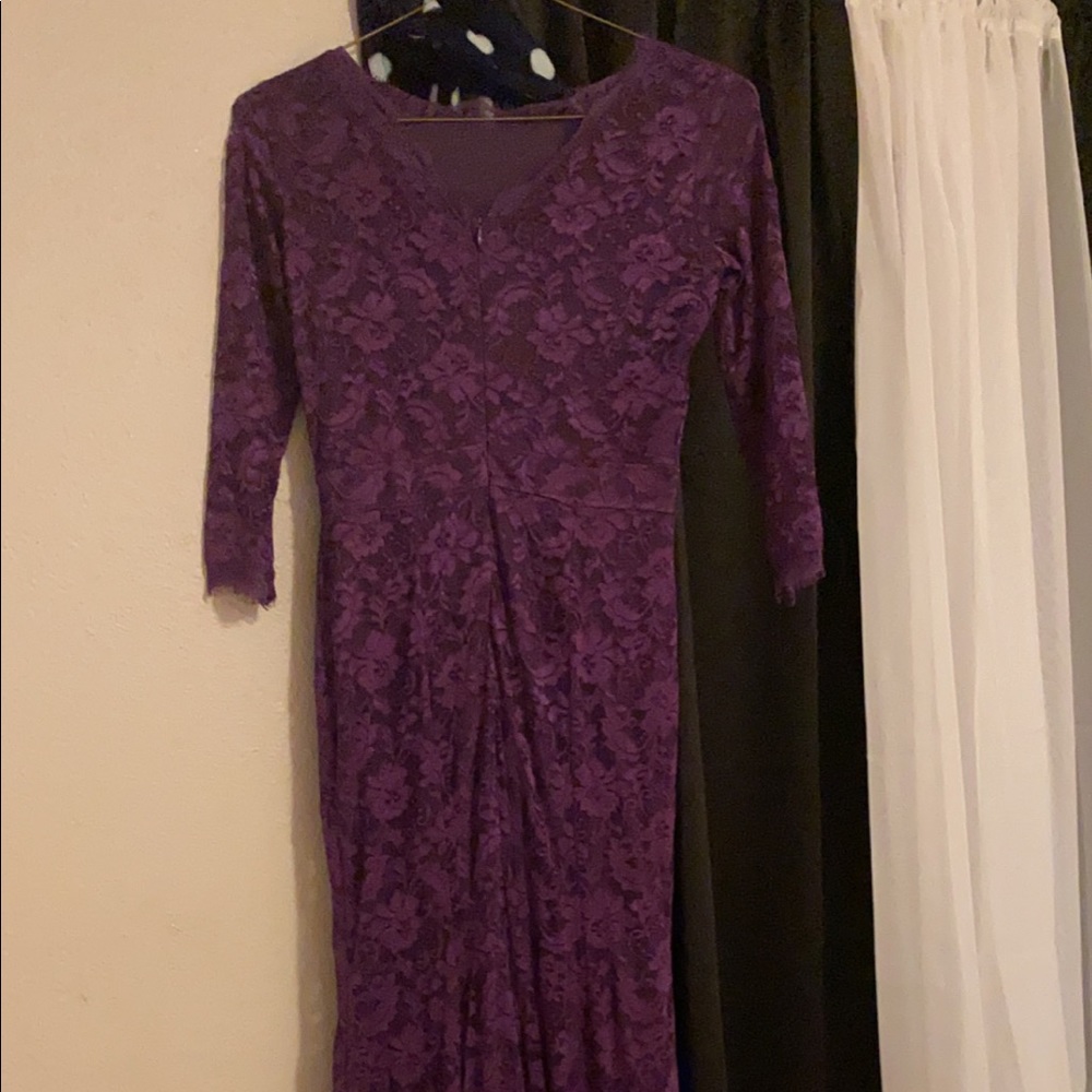 Purple prom dress